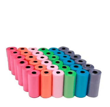 Pack 10 rollos bolsas desechos perro gato 150 bolsas