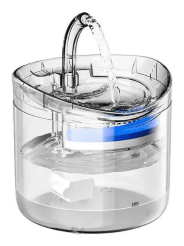 Bebedero fuente de agua automático 2.4L para mascotas