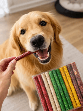 Pack 50 palitos de cartílago - snack premio para perro