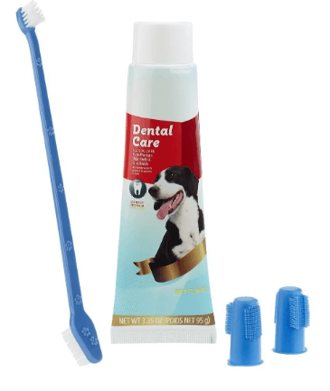 Kit Dental para Mascotas PetVariety – Cepillo, Dedal y Crema Dental | Higiene Bucal Completa